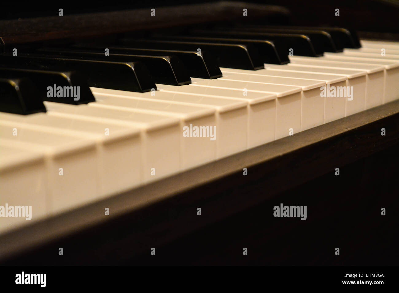 Libre de touches de piano Banque D'Images