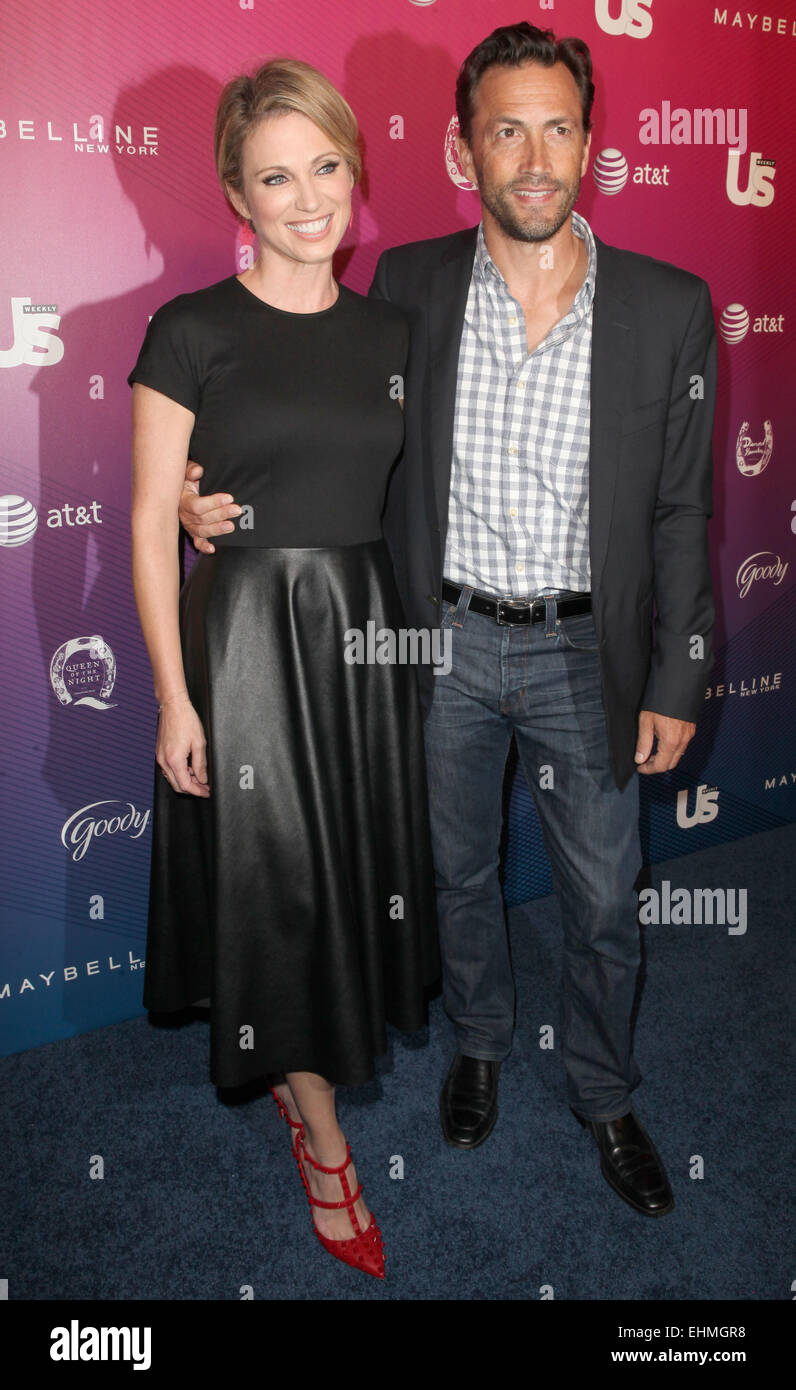 US Weekly 'plus Styllish New Yorker de 2014" organisée à Queen de la nuit - Arrivées avec : Amy Robach,Andrew Shue Où : New York City, New York, United States Quand : 10 mai 2014 Banque D'Images