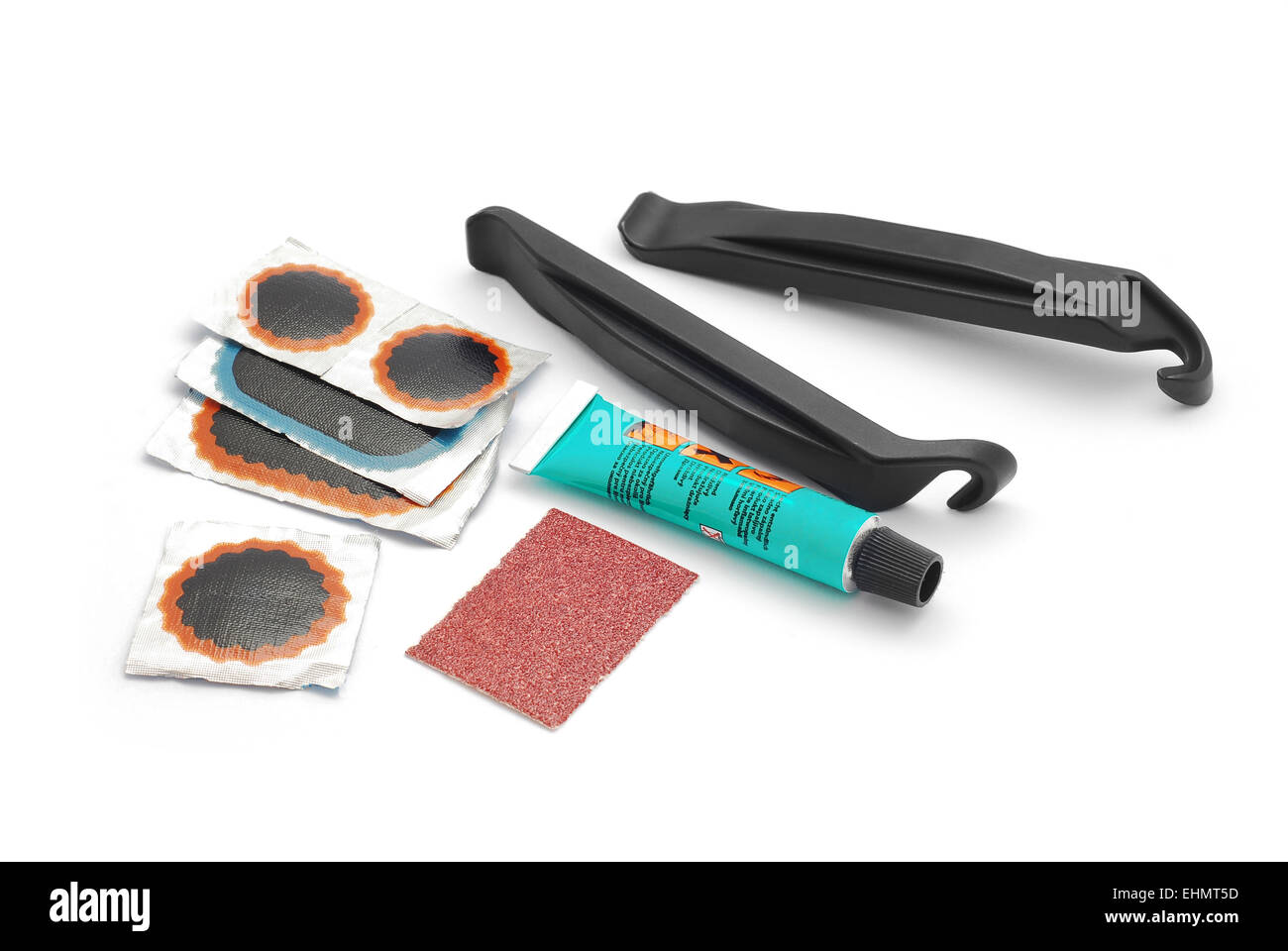 Kit de r paration de pneu de v lo Photo Stock Alamy