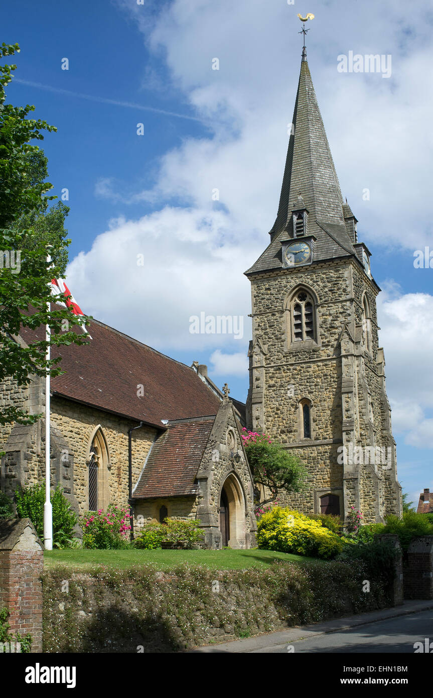 L'église St Marie Madeleine, feuille, Petersfield, Hampshire Banque D'Images