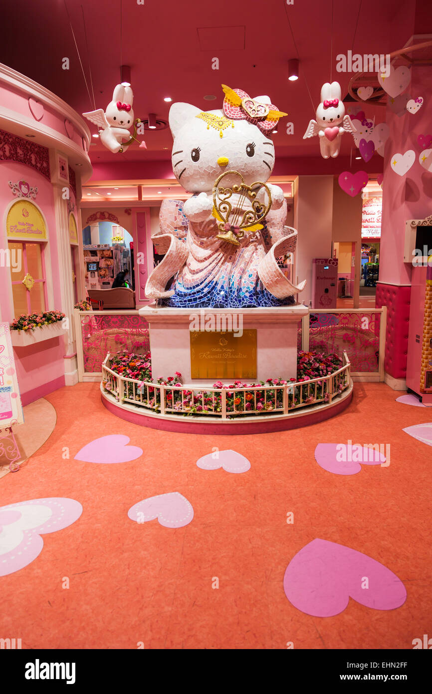 Hello Kitty® store, Tokyo, Japon. Banque D'Images