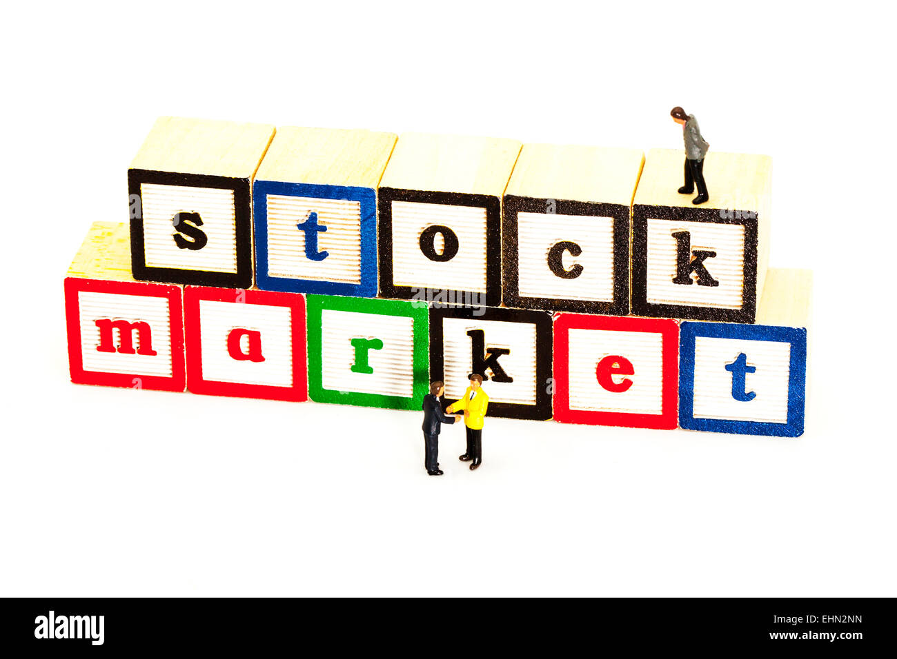 Marché stock stocks exchange FTSE 100 index haut de partager les offres d'affaire d'initiés Les fonds de couverture blanc découpe découpe isolés Banque D'Images