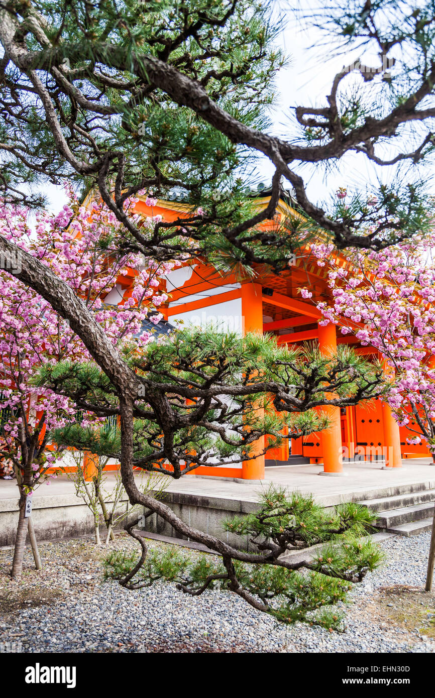 Sanjüsangen-dö, Kyoto, Japon. Banque D'Images