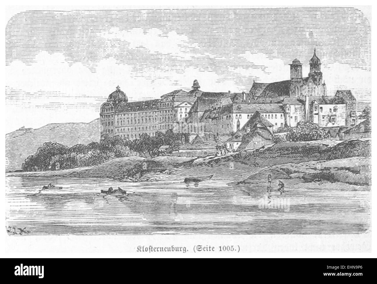 BERMANN(1880) p1086 Klosterneuburg Banque D'Images