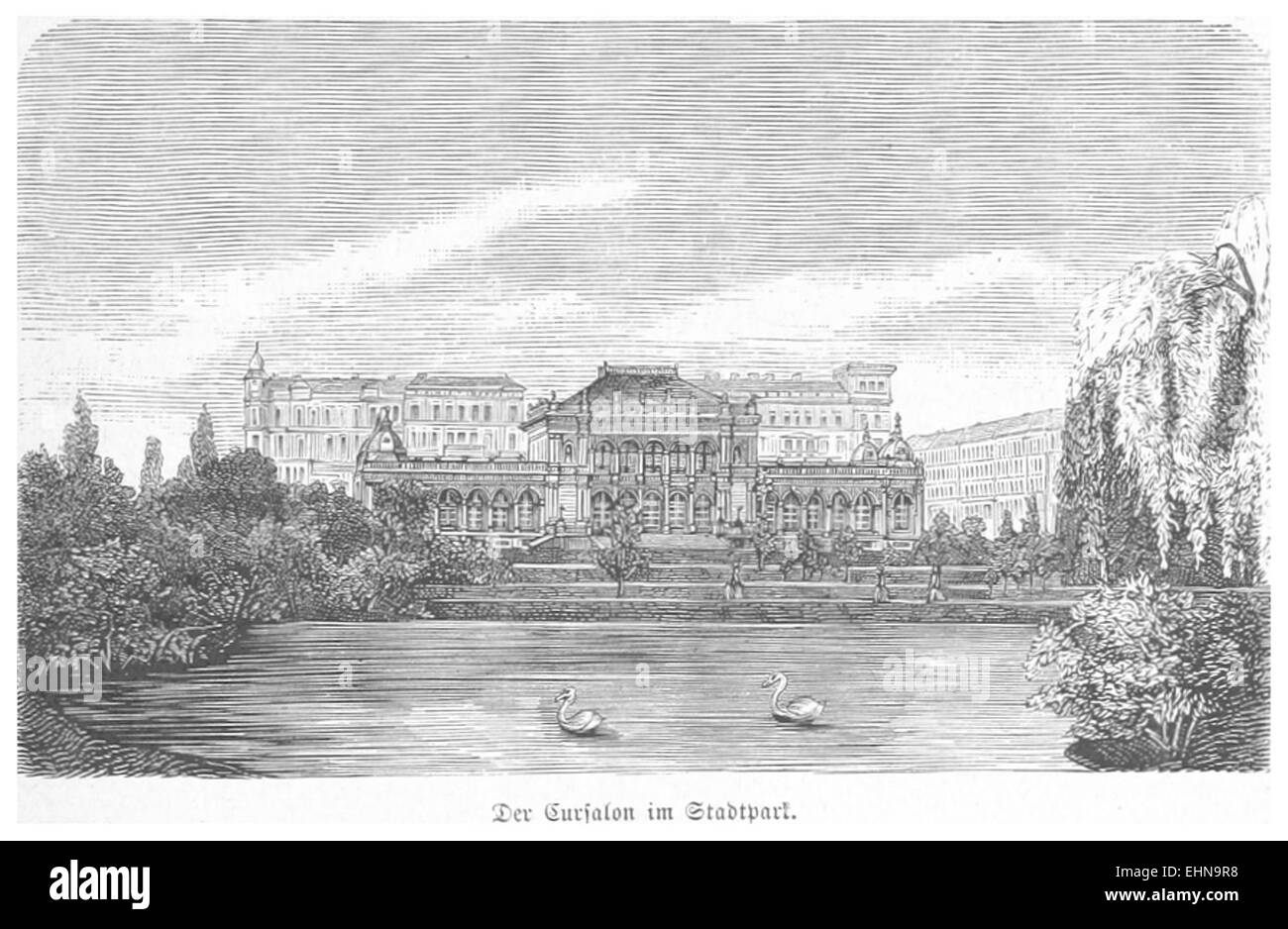 BERMANN(1880) Cursalon p1205 im Stadtpark Banque D'Images