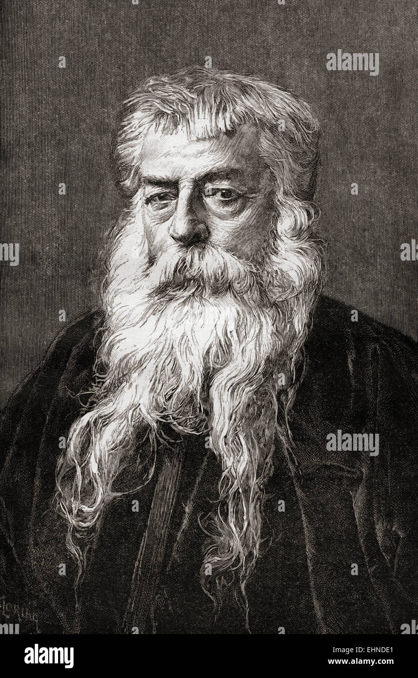 Jean-Louis Ernest Meissonier, 1815 - 1891. Peintre et sculpteur du classicisme français. Banque D'Images