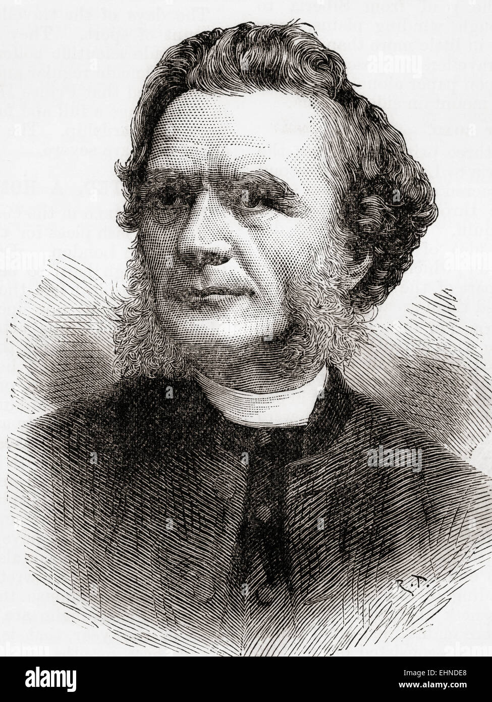Brooke Foss Westcott, 1825 - 1901. L'évêque britannique de Durham, bibliste et théologien. Banque D'Images