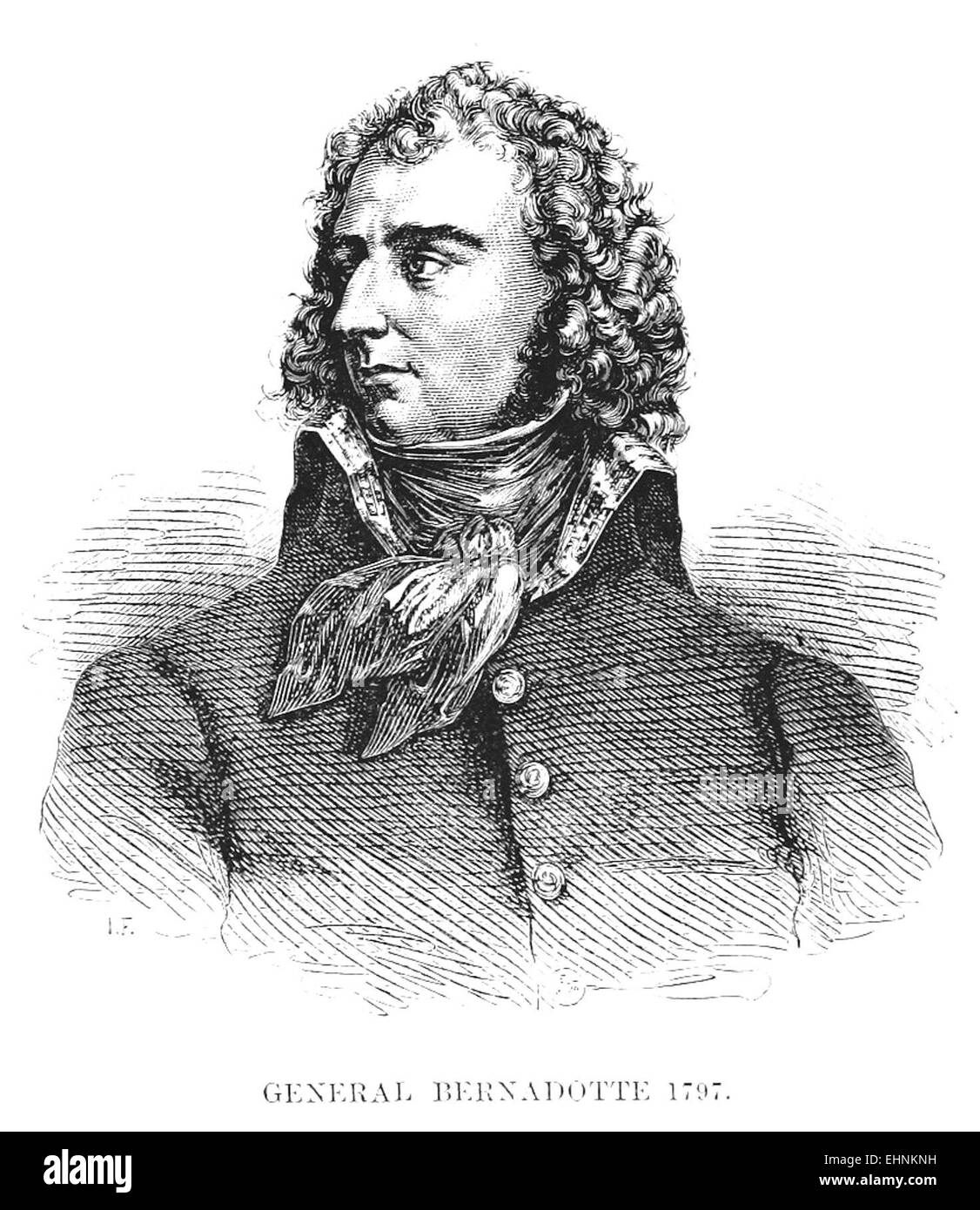 SWEDERUS(1877) p010 général Bernadotte Banque D'Images