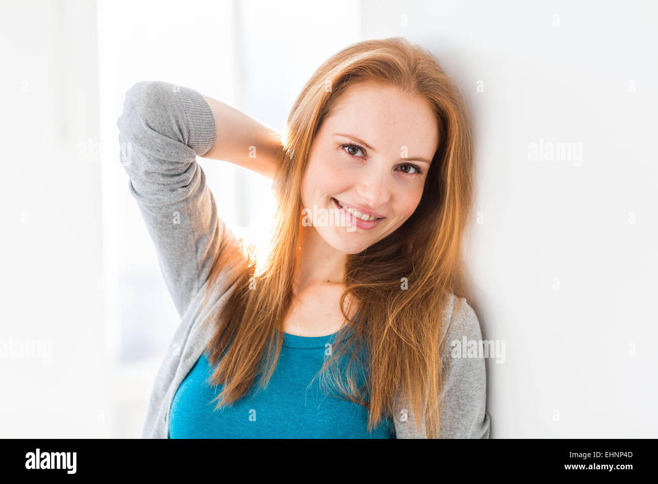 Portrait of a young woman Banque D'Images