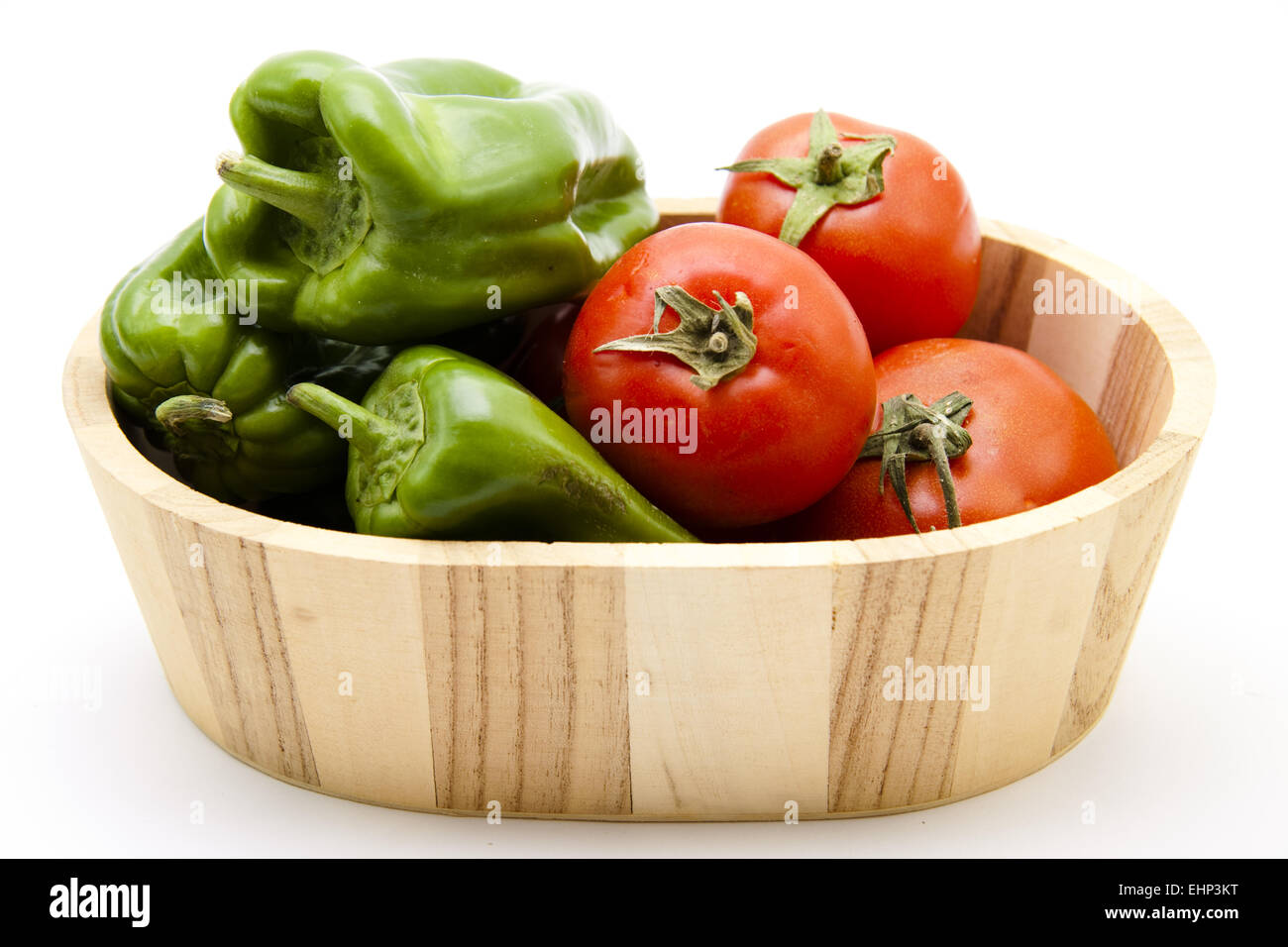 Paprika et tomates dans la baignoire Banque D'Images