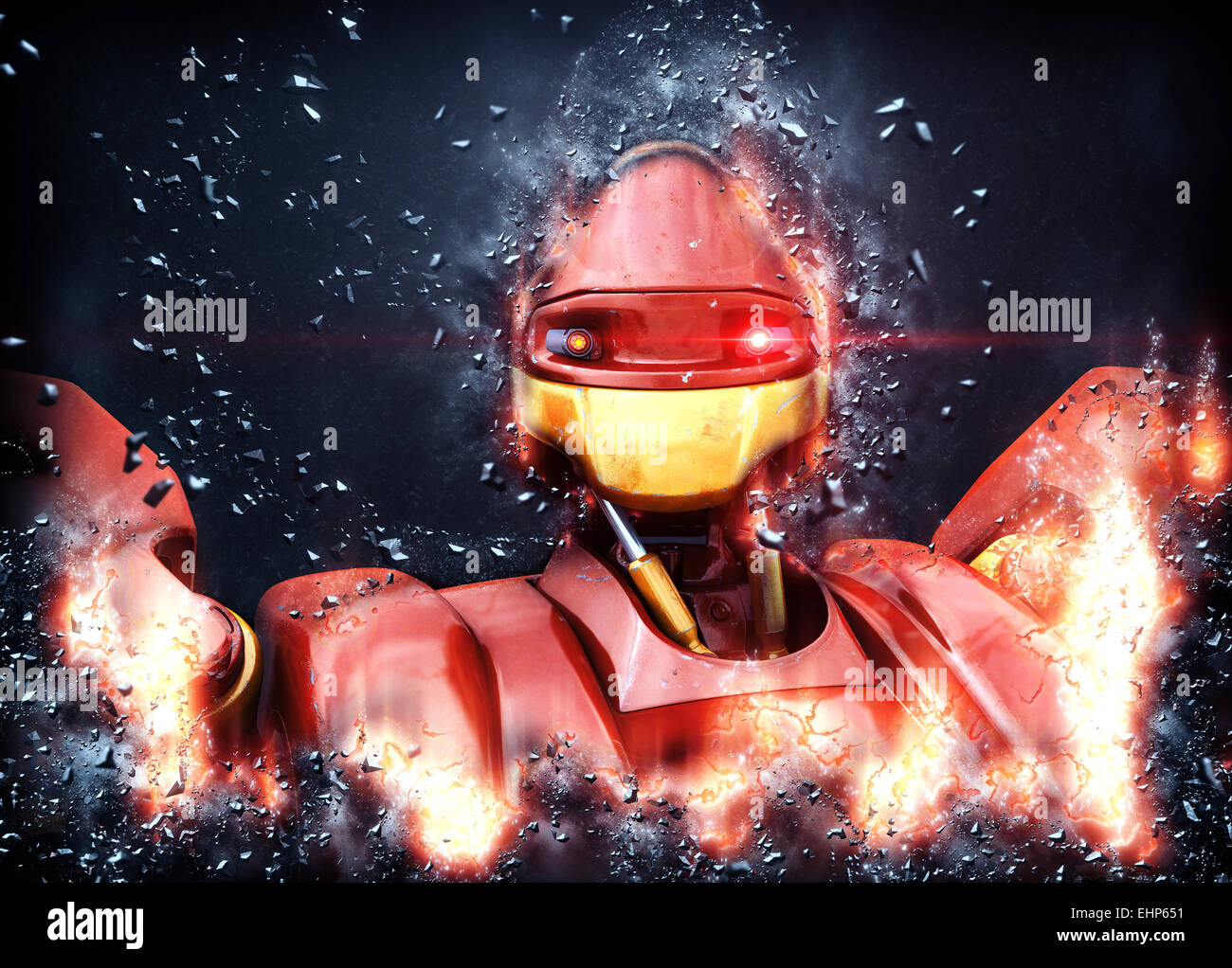 Fantastique robot Banque D'Images