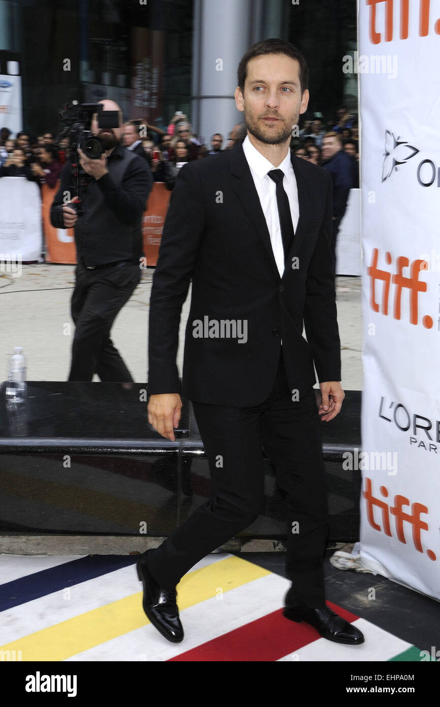 2014 Toronto International Film Festival - "pawn Sacrifice' - Premiere avec : Tobey Maguire Où : Toronto, Canada Quand : 12 mai 2014 Banque D'Images