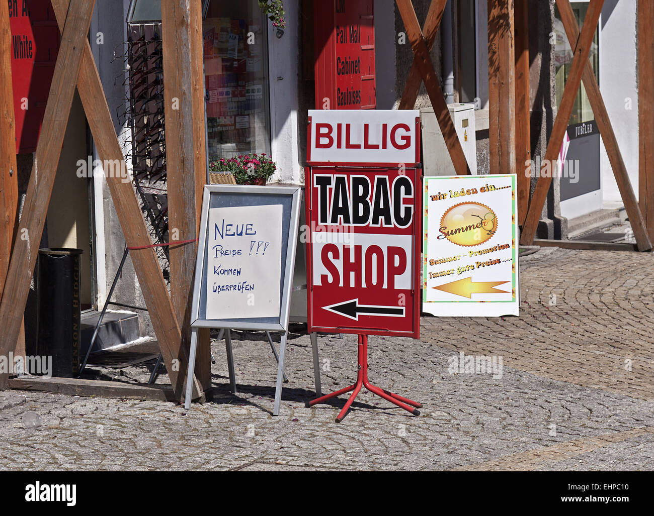 Tabac Shop Pologne Banque D'Images