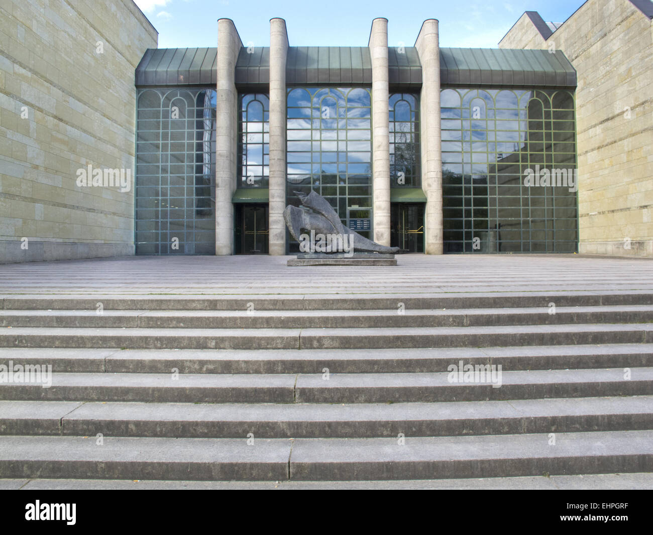 Nouveau musée pinakothek à Munich Banque D'Images