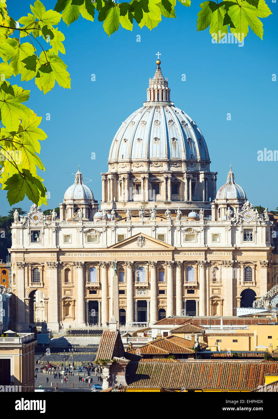 La cathédrale Saint-Pierre, Rome Banque D'Images