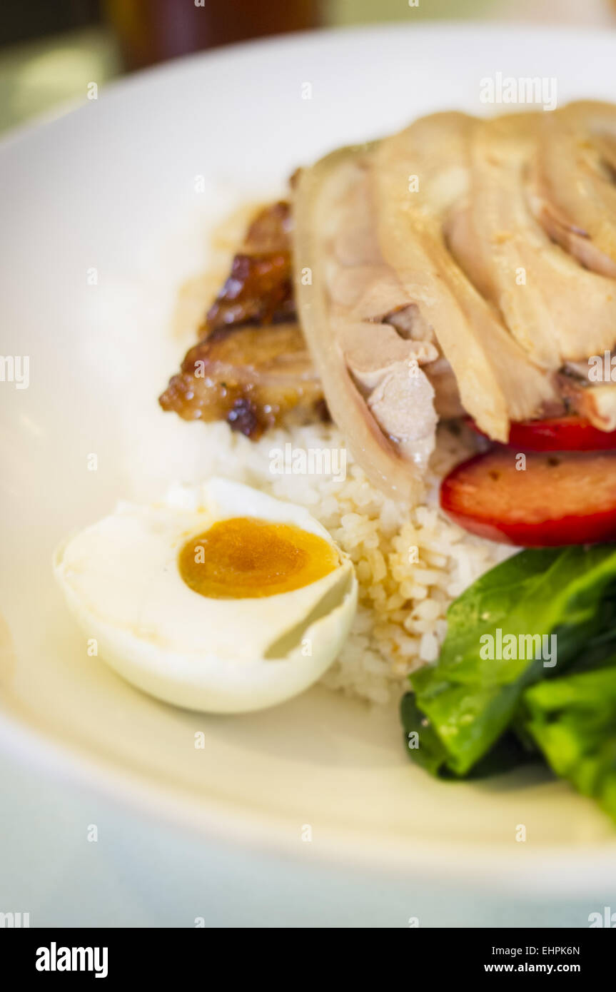 Des plats cantonais de hong kong Banque D'Images