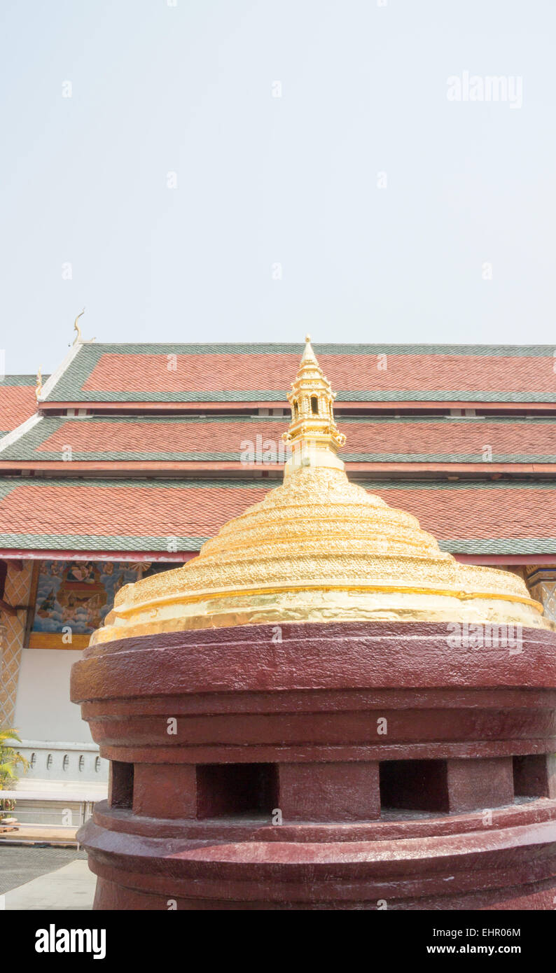Le Mont Meru au temple buddha modèle de Lamphun, Thaïlande Banque D'Images