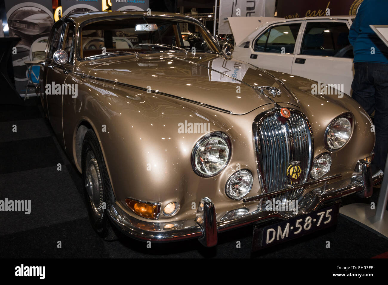 Sports saloon Jaguar S-Type, 1965. Banque D'Images