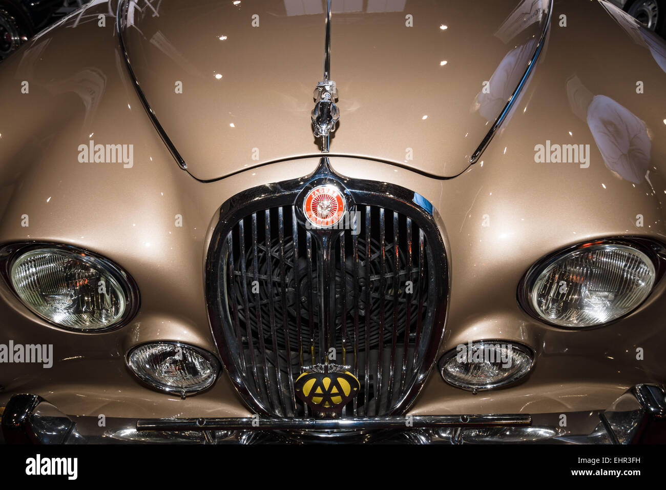 Fragment d'une berline sport Jaguar S-Type, 1965 Banque D'Images