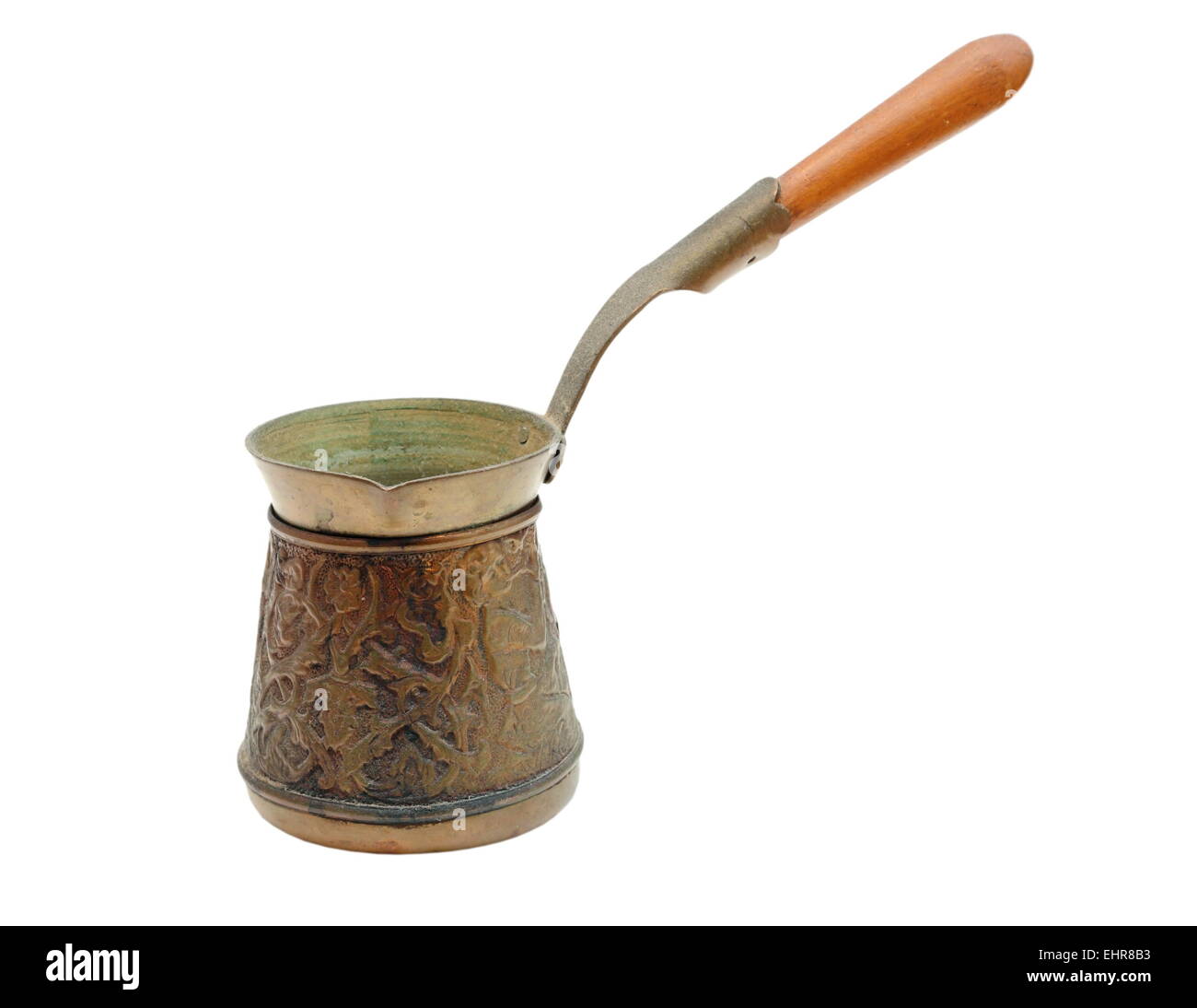 Le café de style ancien électrique isolé sur fond blanc Banque D'Images