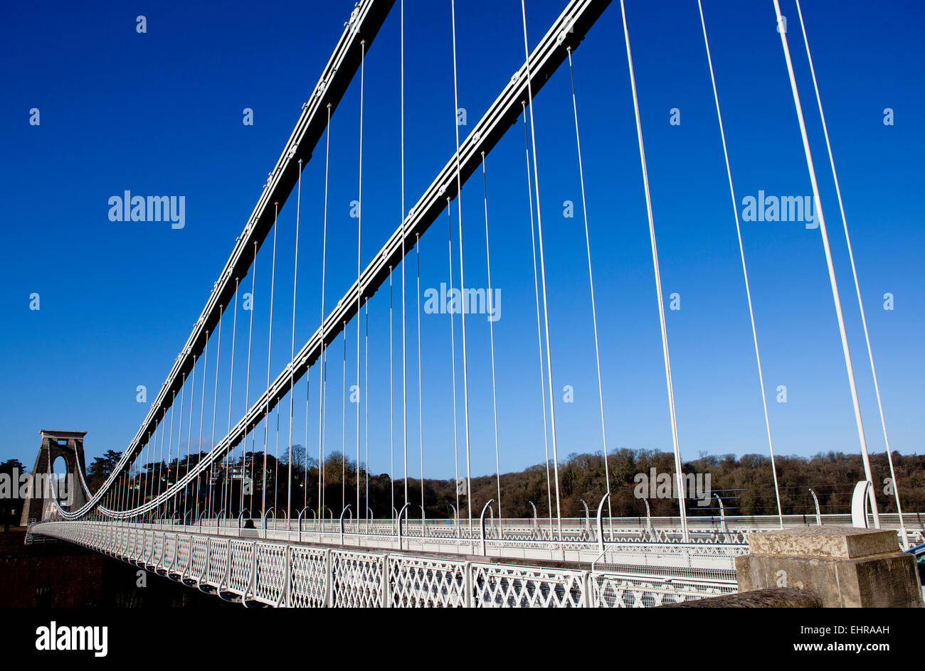 Le pont suspendu de Clifton à Bristol en Angleterre Banque D'Images