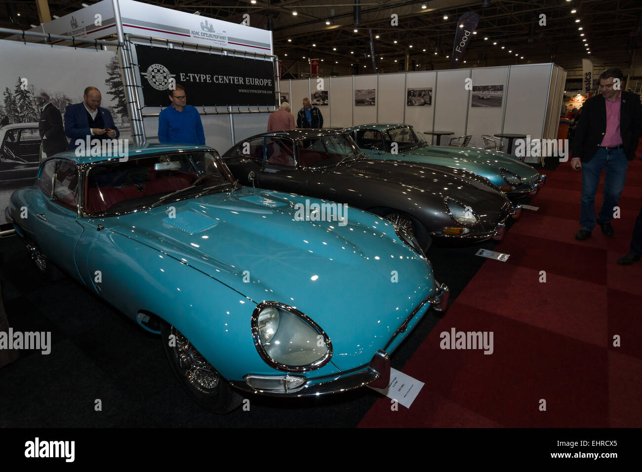 Voiture de sport Jaguar E-Type S1 Coupé Banque D'Images