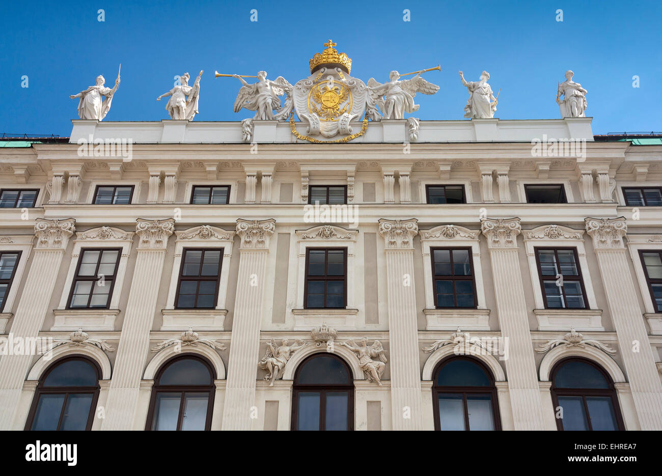 Chancellerie Impériale - Aile Reichskanzleitrakt, Vienne Banque D'Images