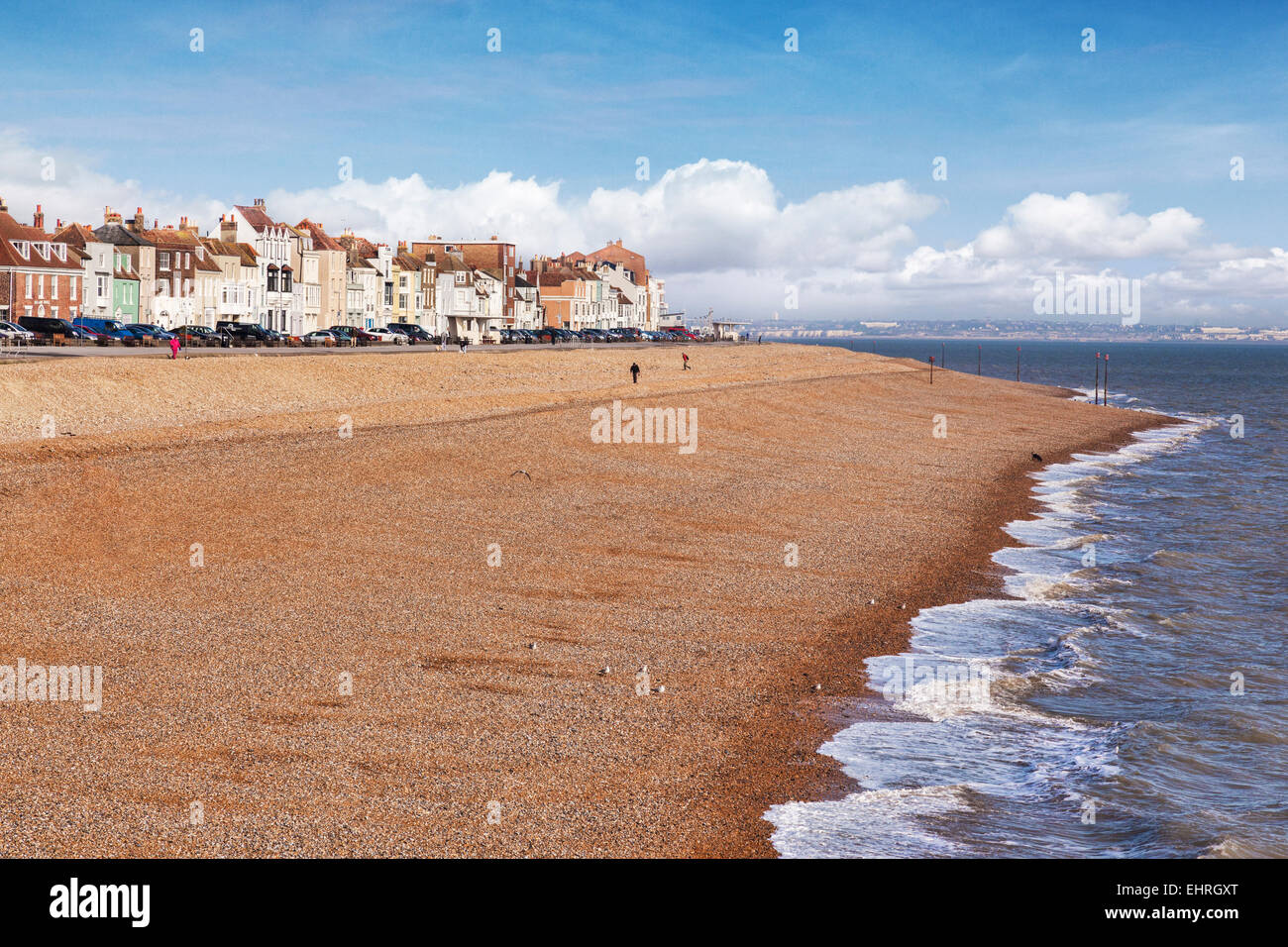 La plage de Deal, Kent, Angleterre, Royaume-Uni. Banque D'Images