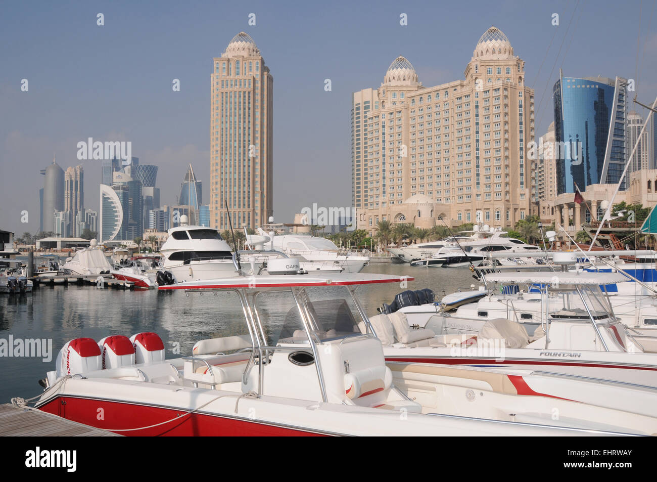 Four Seasons Hotel, West Bay, Doha, Qatar. Moyen Orient. Banque D'Images