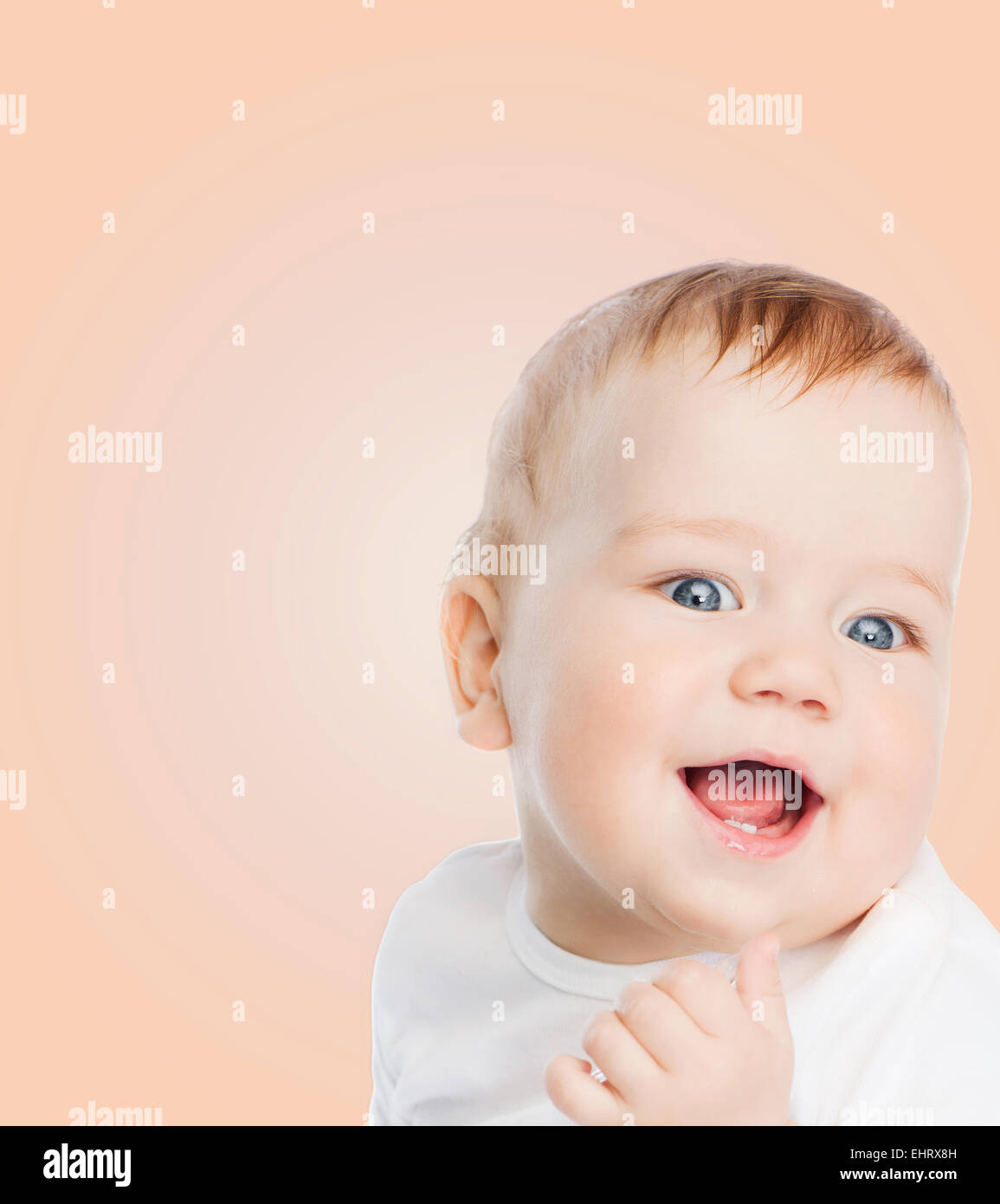 bébé souriant Banque D'Images