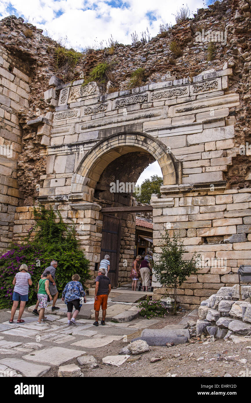 La Turquie Selçuk Basilique de Saint John Banque D'Images