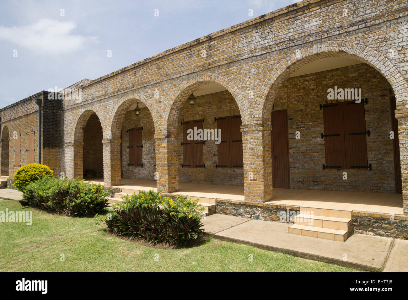 Trinité-et-Tobago caserne architecture Fort St George Banque D'Images