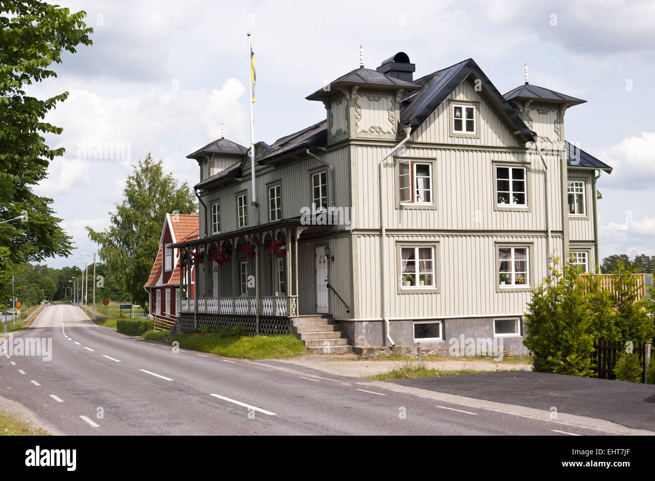 Maison en Suède Banque D'Images
