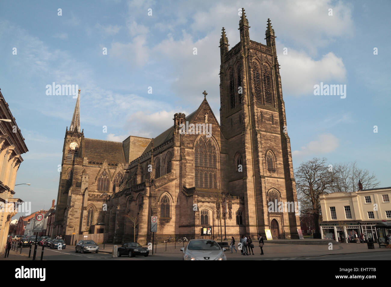 L'église All Saints à Royal Leamington Spa, Warwickshire, en Angleterre. Banque D'Images