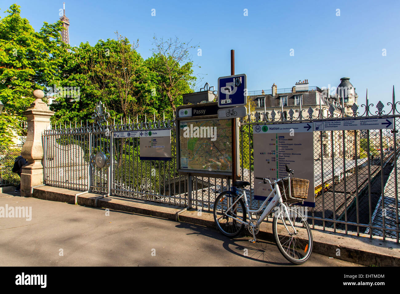 ILLUSTRATION DE LA VILLE DE PARIS (75), ILE-DE-FRANCE, FRANCE Banque D'Images