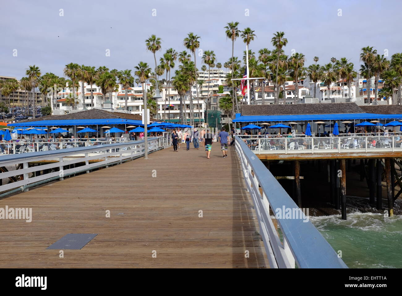 San Clemente Pier, San Clemente, CA et alentours Banque D'Images