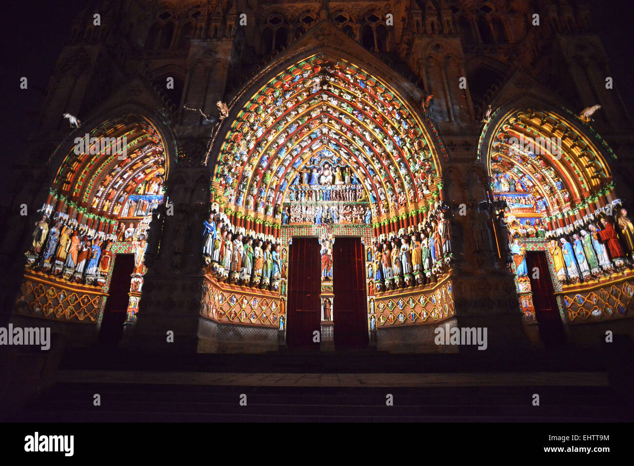 NOTRE-DAME, Amiens, France Banque D'Images