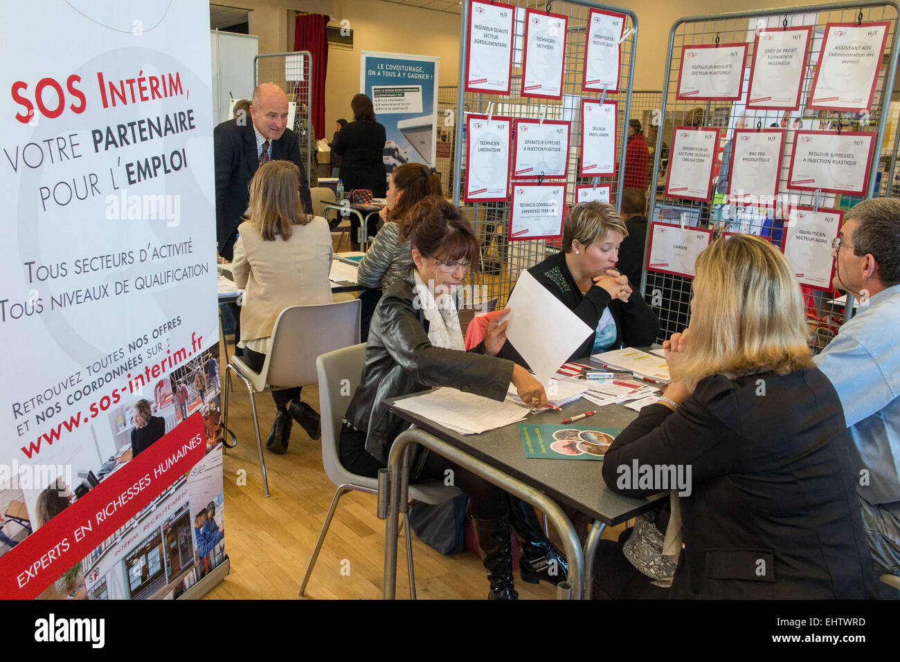 Juste EMPLOI, FRANCE Banque D'Images