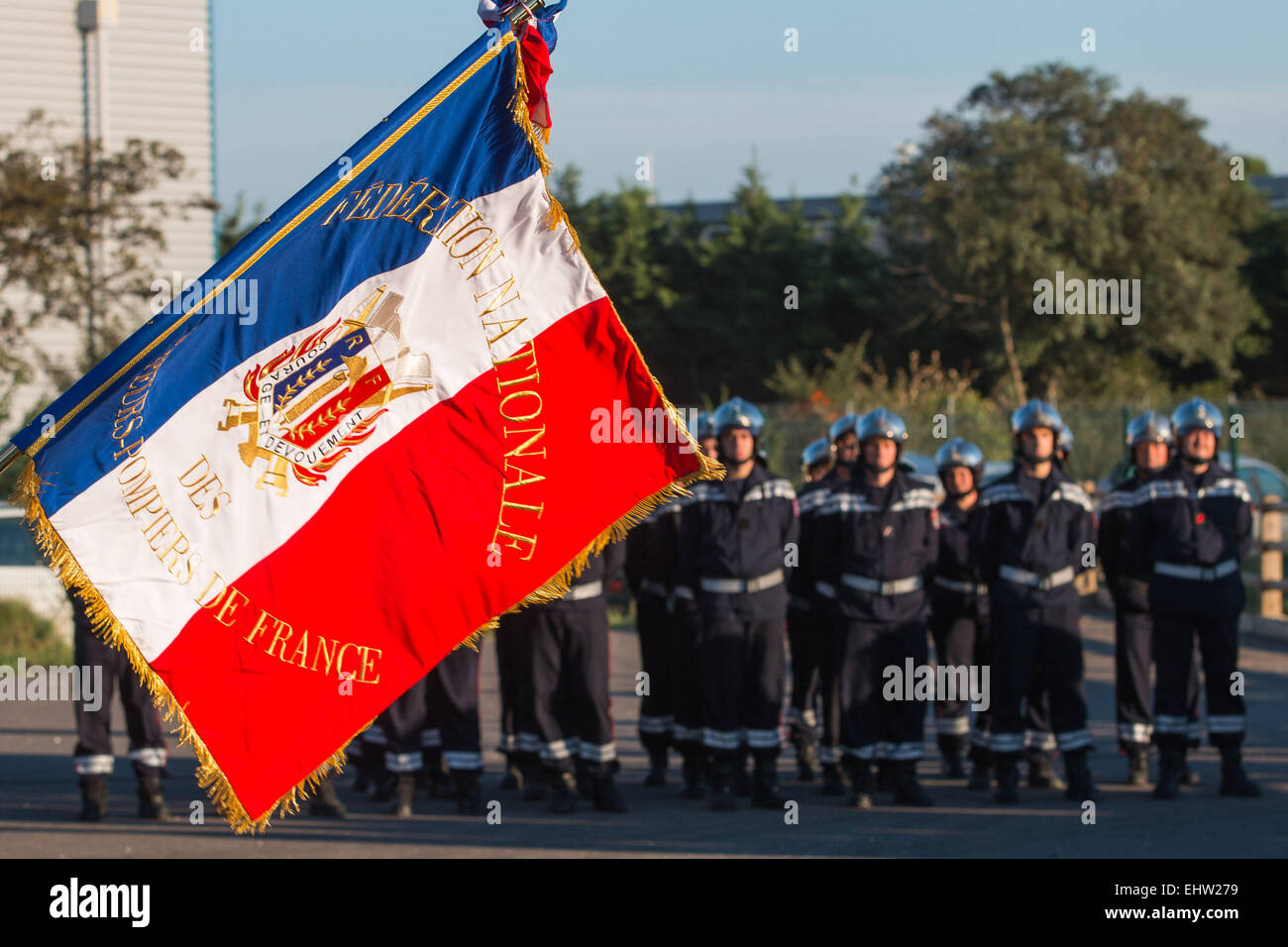 COLOR GUARD Banque D'Images