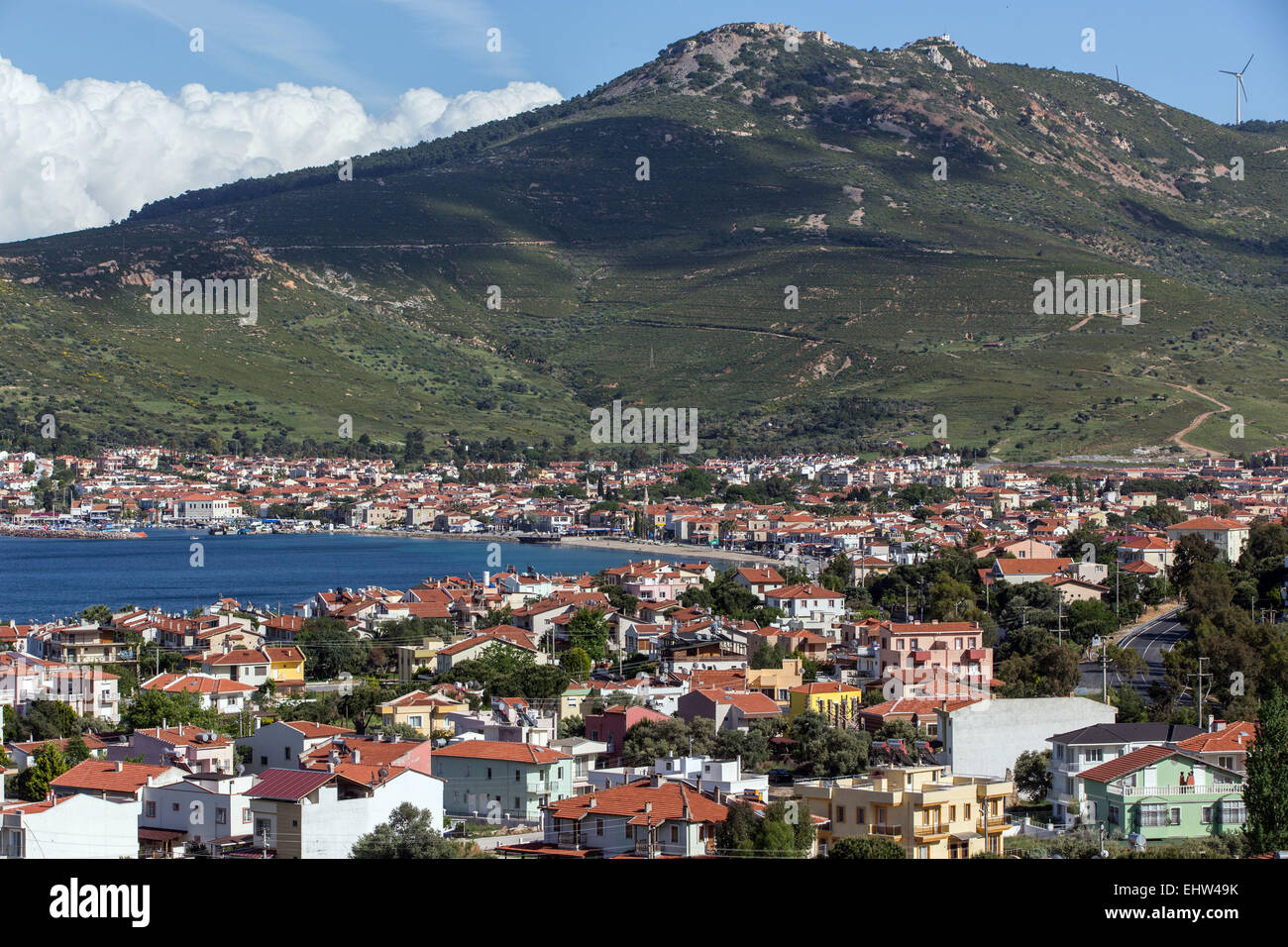 La Riviera d'olive, sur la mer Egée, en Turquie Banque D'Images