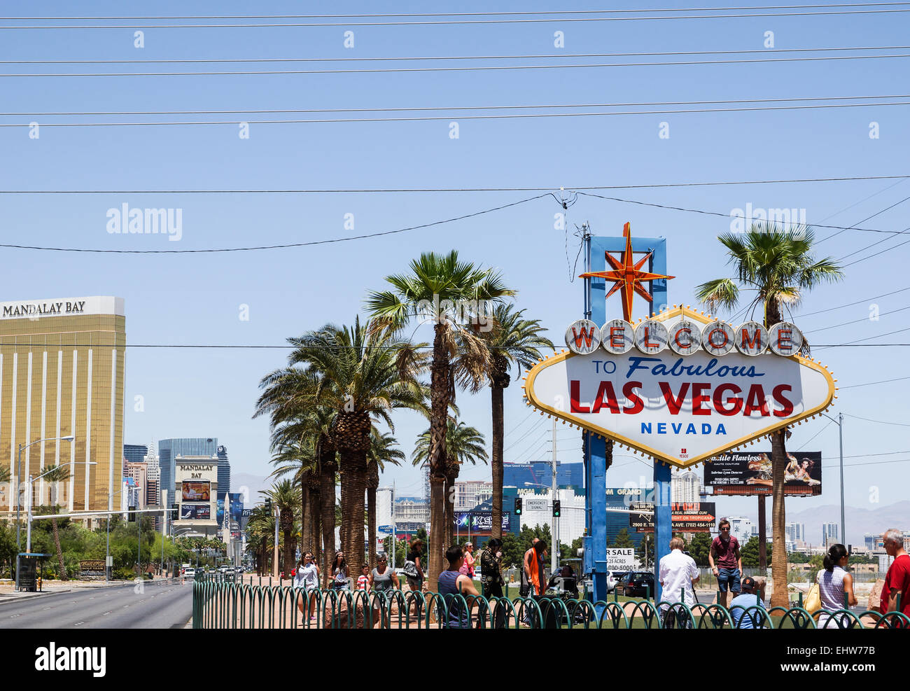 Las Vegas - Bienvenue Banque D'Images