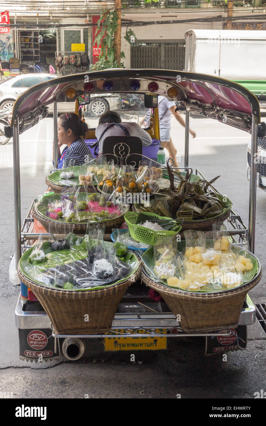 Vendeurs de rue, Bangkok, Thaïlande Banque D'Images