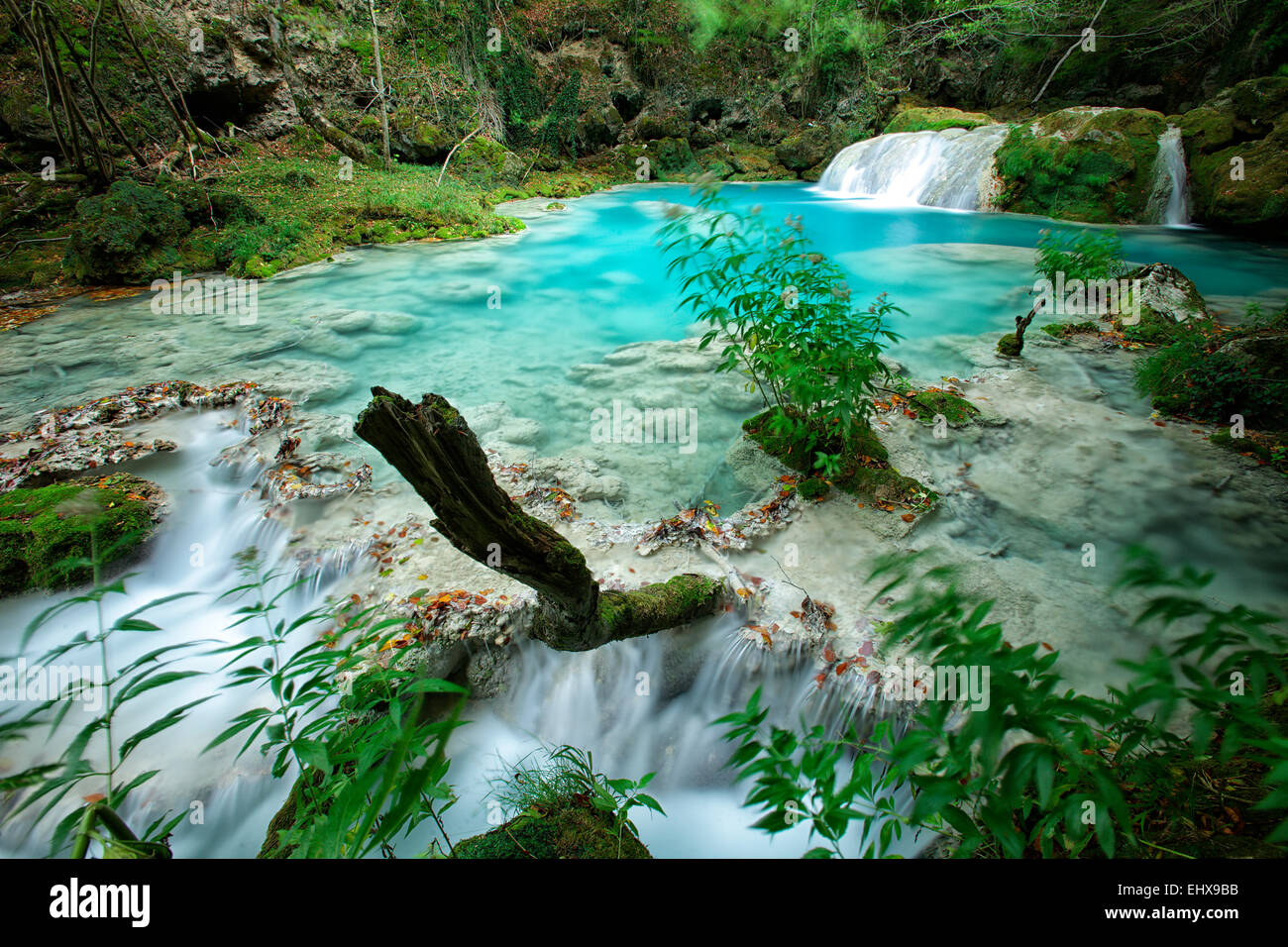 L'Espagne, le Parc Naturel d''Urbasa y Andia, Urederra rivière qui