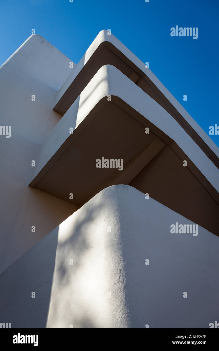 Londres, Isokon Building, Lawn Road studios Banque D'Images