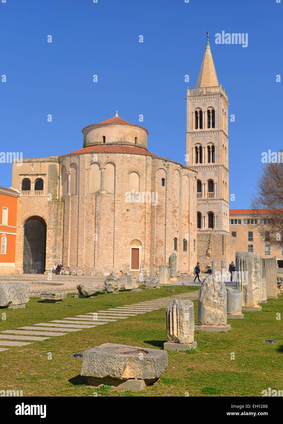 De l'église Saint-donat à Zadar, Croatie Banque D'Images