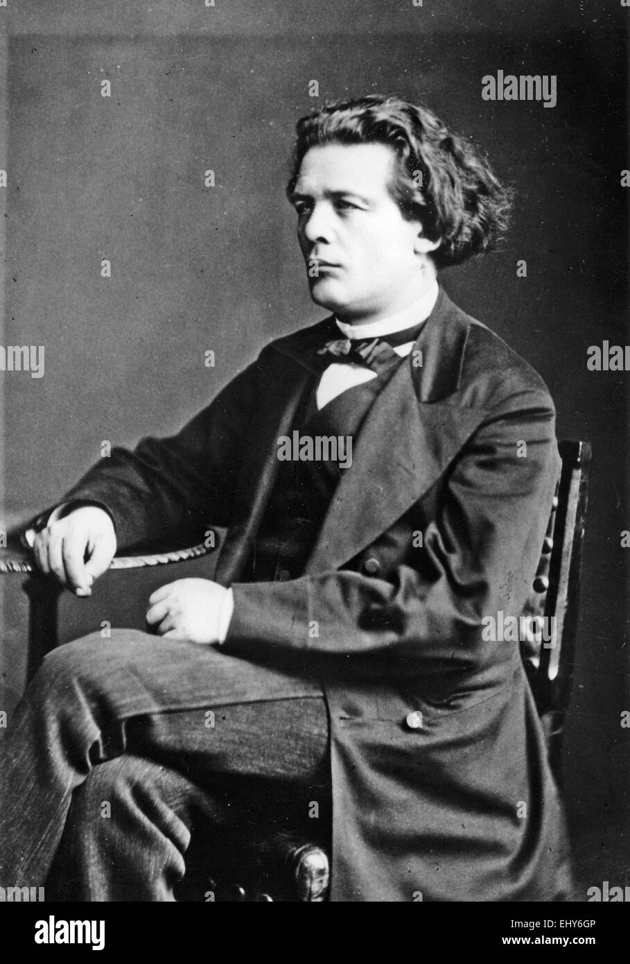 ANTON RUBINSTEIN (1829-1894) pianiste et chef d'orchestre vers 1885 Banque D'Images