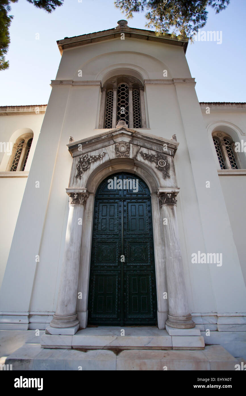 Ekklisia église Agios Georgios à Athènes, Grèce. Banque D'Images