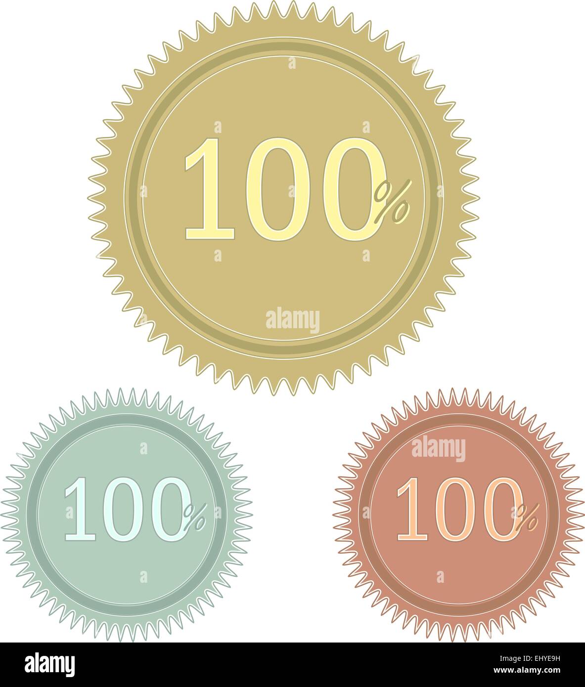 Ensemble de badge web simple, vector illustration Illustration de Vecteur