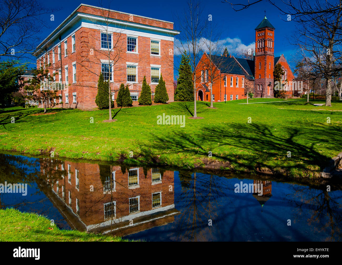 Gladfelter Hall, sur le campus de Gettysburg College, PA. Banque D'Images