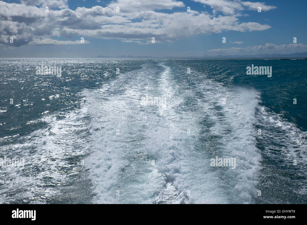 Boat Service, parc national Abel Tasman, île du Sud, Nouvelle-Zélande Banque D'Images
